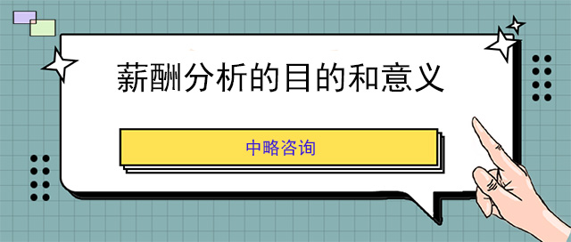 薪酬分析的目的和意义